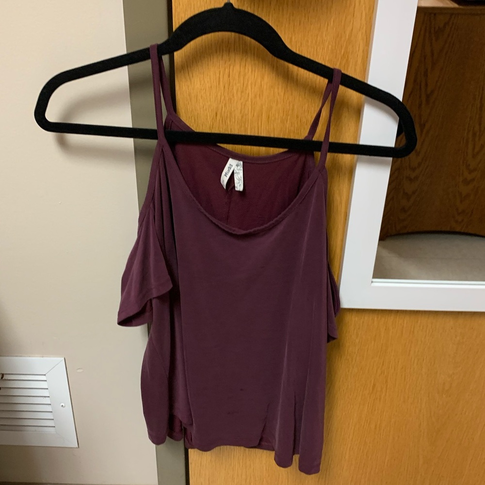 Off the shoulder flowy top